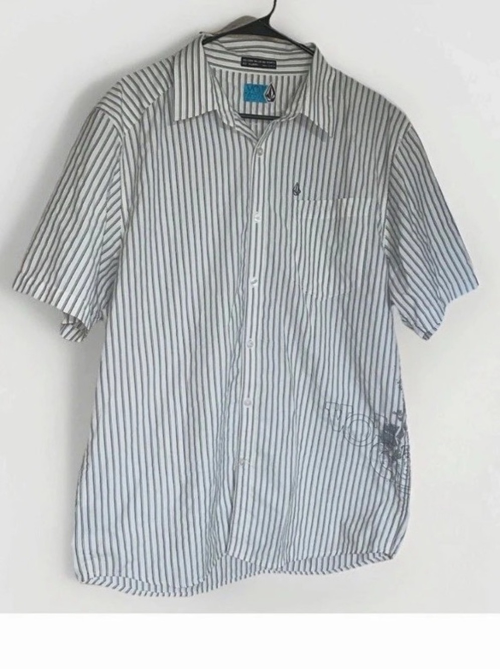 VTG Volcom Y2K Button Down Shirt Men's XL Single Stitch Surf Skate Rare Tailored